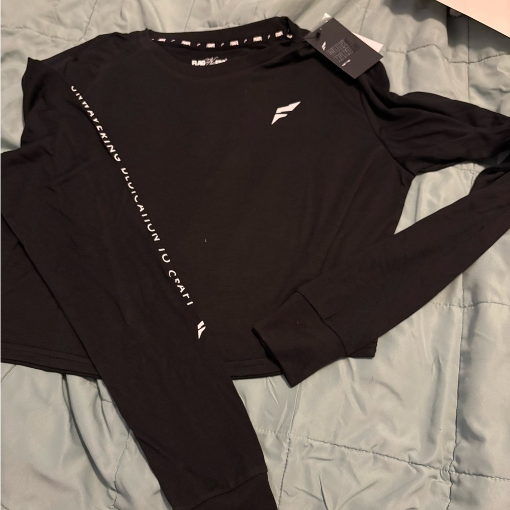 Flag Nor Fail Black Athletic Top